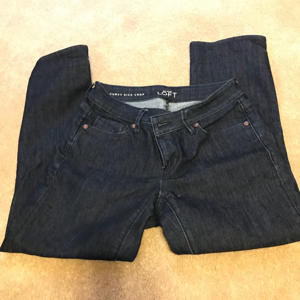 Ann Taylor Loft Cropped Jeans